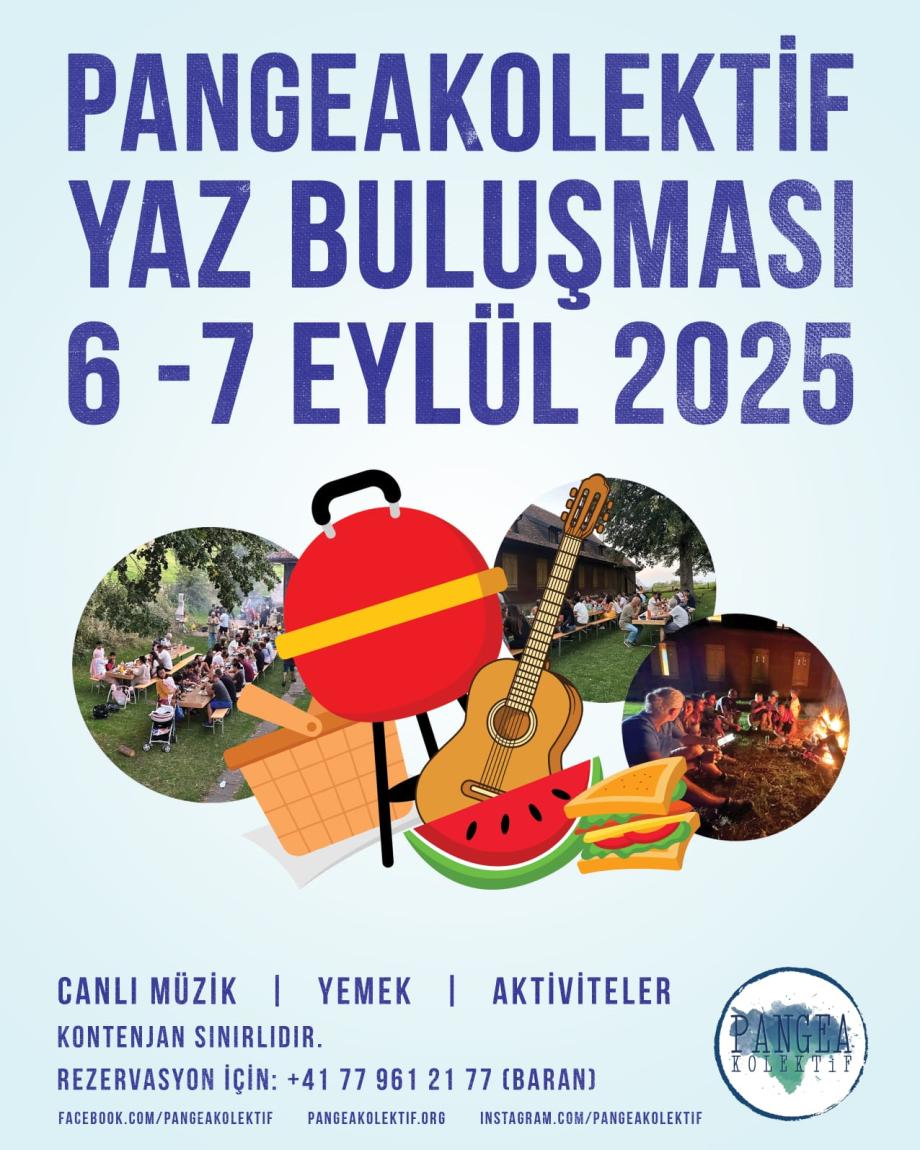 Yaz Buluşması Afişinde görsel olarak bir önceki buluşmadan fotoğraflar ve pikniği sembolize eden mangal, piknik sepeti, yemekler ve gitar imajı var. Ayrıca buluşmaya dair bilgiler de yazılı.