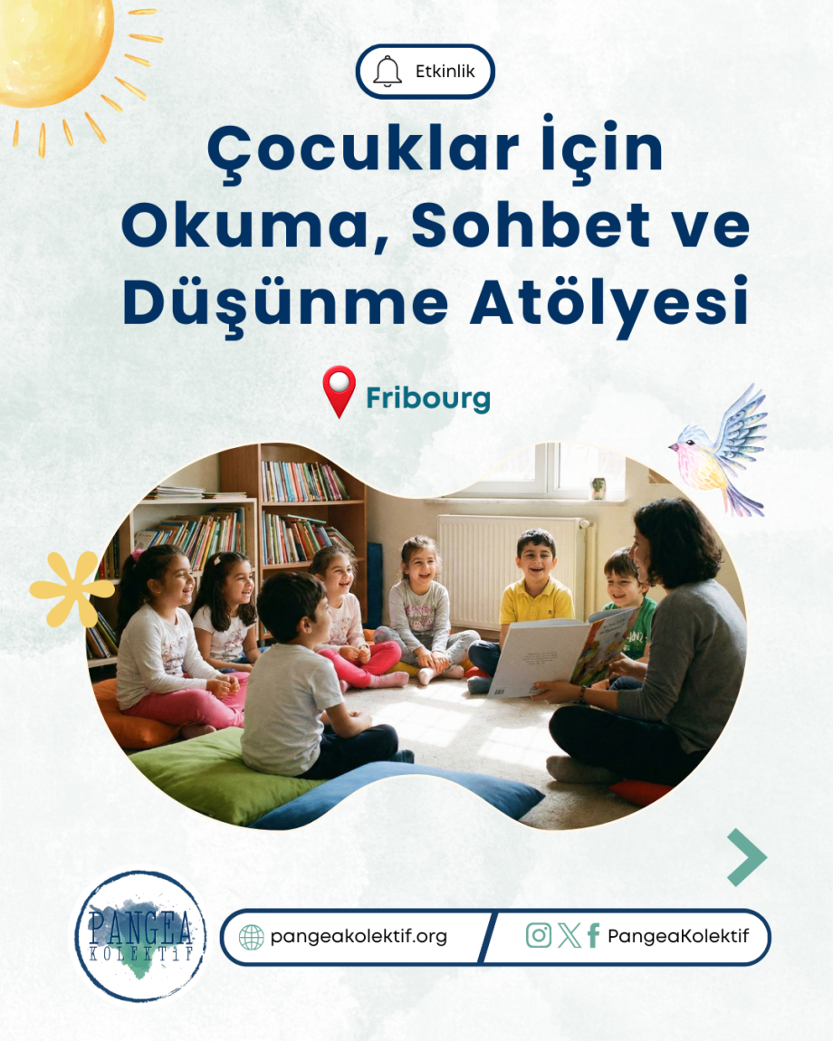 Çocuklar İçin Okuma, Sohbet ve Düşünme Atölyesi yazan görsel