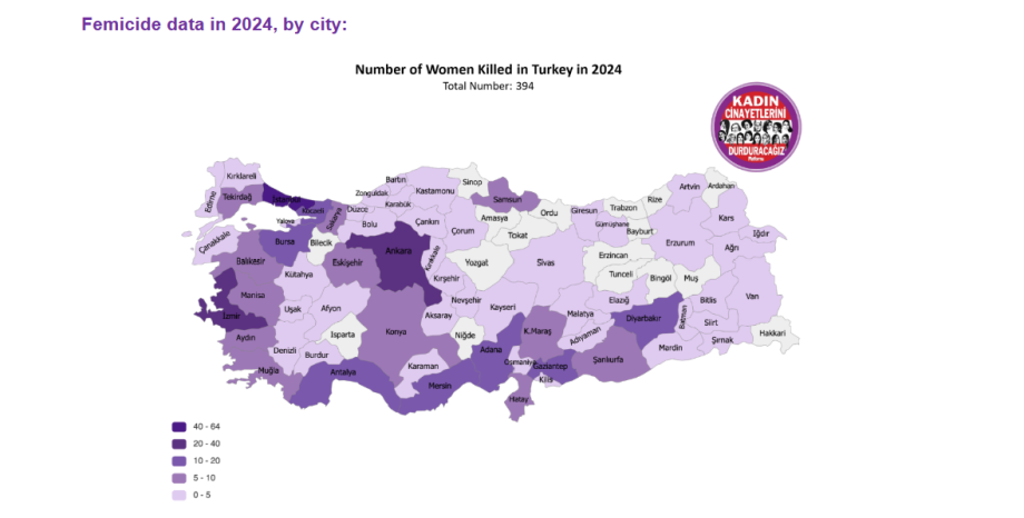 Répartition géographique des féminicides par province : L'insécurité omniprésente