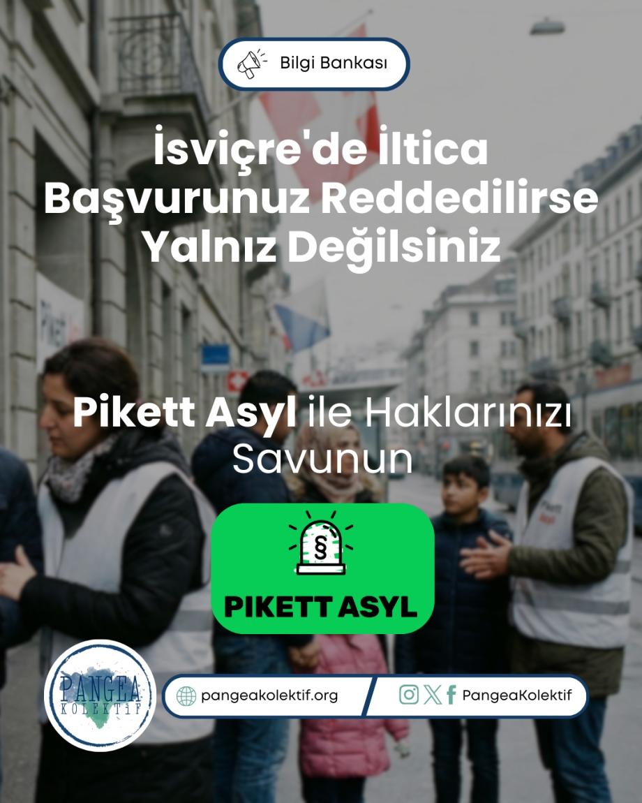 Pikett Asyl ile Haklarınızı Savunun Afişi