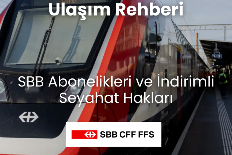 İsviçre’de Ekonomik Ulaşım Rehberi: SBB Abonelikleri ve İndirimli Seyahat Hakları Yazan PangeaKolektif Sosyal Medya Görseli