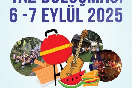 Yaz Buluşması Afişinde görsel olarak bir önceki buluşmadan fotoğraflar ve pikniği sembolize eden mangal, piknik sepeti, yemekler ve gitar imajı var. Ayrıca buluşmaya dair bilgiler de yazılı.